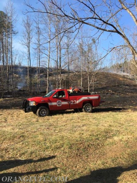 Culpeper County Brush Fire 2-20-17